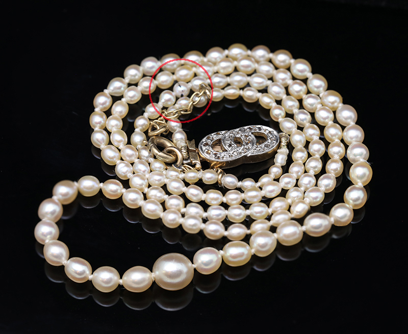 Antique Gallery Soleil アンティークジュエリー / 鑑定書付き 5mm珠